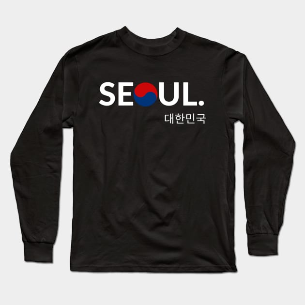 Seoul Long Sleeve T-Shirt by deanbeckton